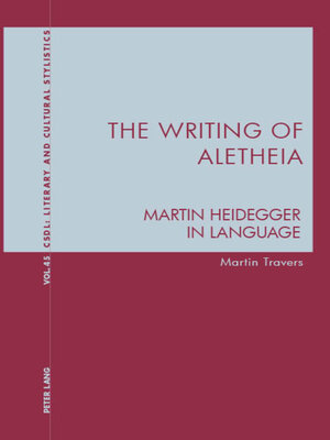 cover image of The Writing of Aletheia